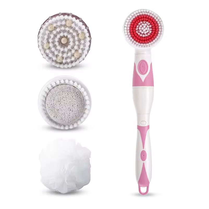 4-in-1 Electric Body Brush for Cleansing, Massage & Exfoliation