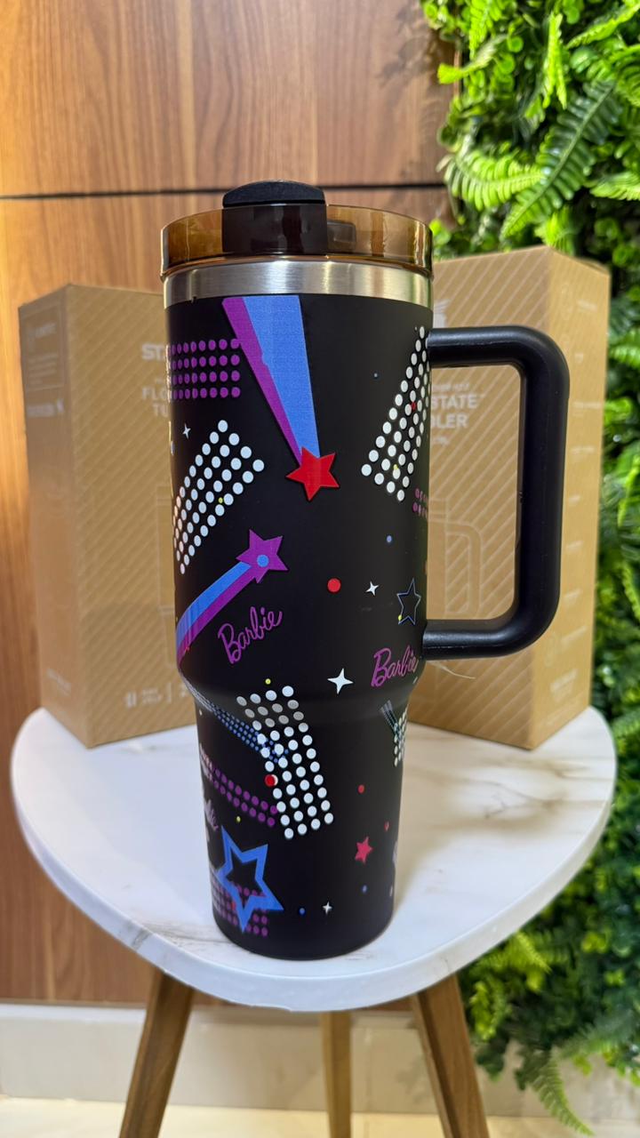 Stanley 40 oz FlowState Quencher Travel Tumbler -Cosmic Night Pop Art)