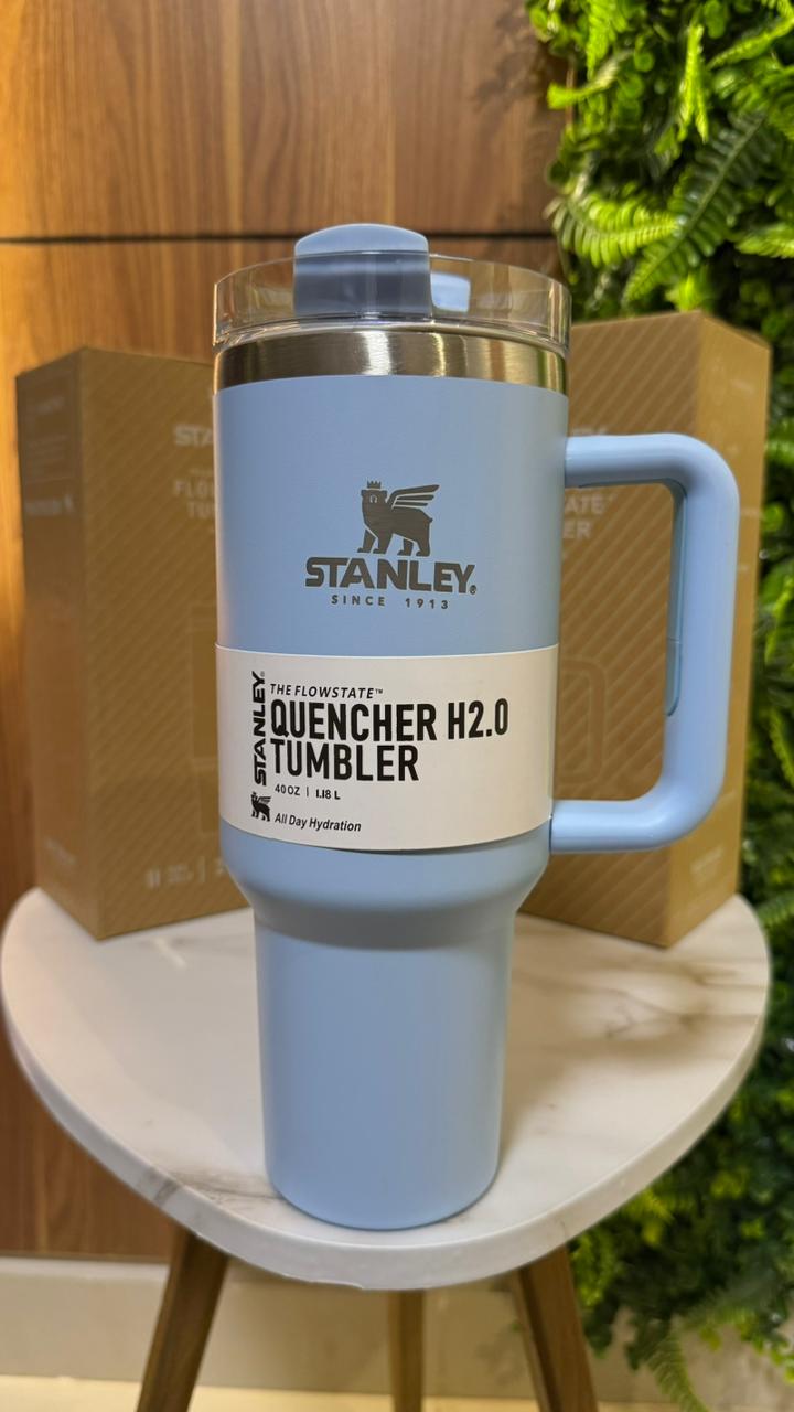 Stanley 40 oz FlowState Quencher Travel Tumbler -Light Blue