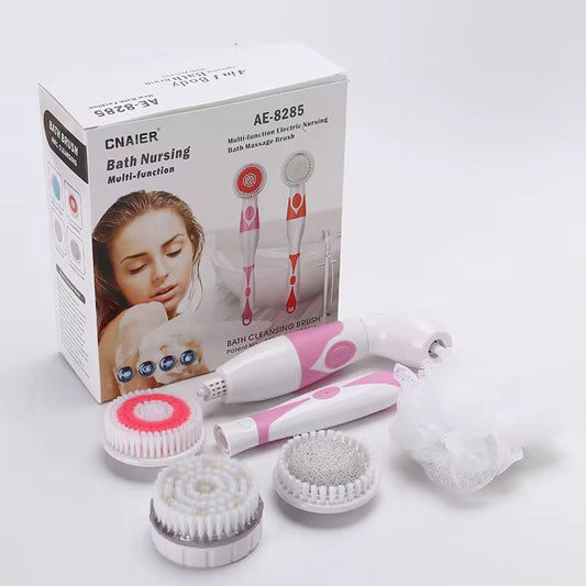 4-in-1 Electric Body Brush for Cleansing, Massage & Exfoliation
