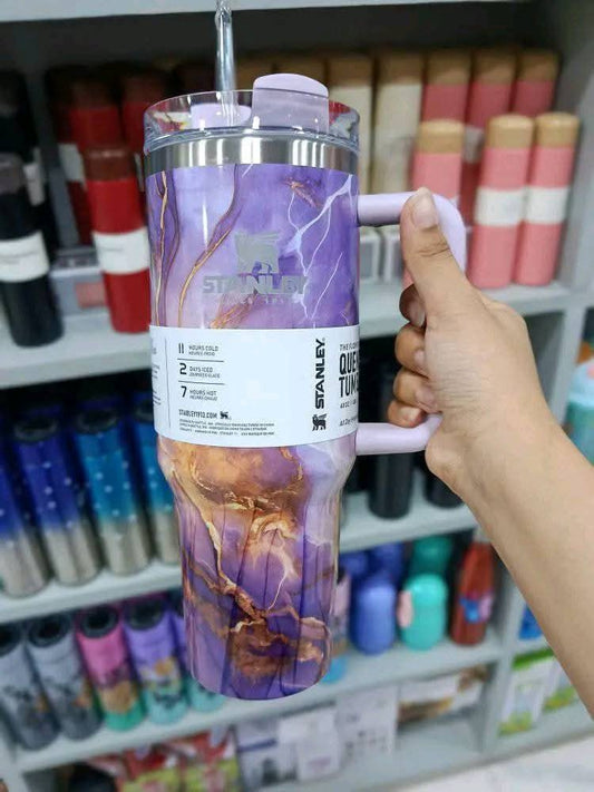 Stanley Quencher H2.0 FlowState Tumbler Marble Edition
