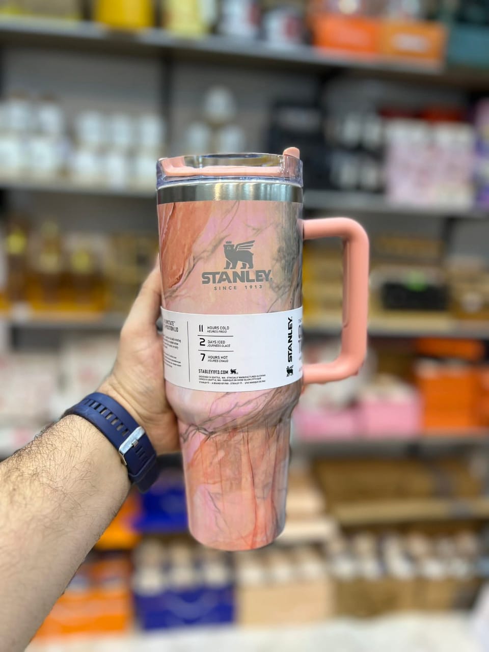 Stanley Quencher H2.0 FlowState Tumbler Marble Edition