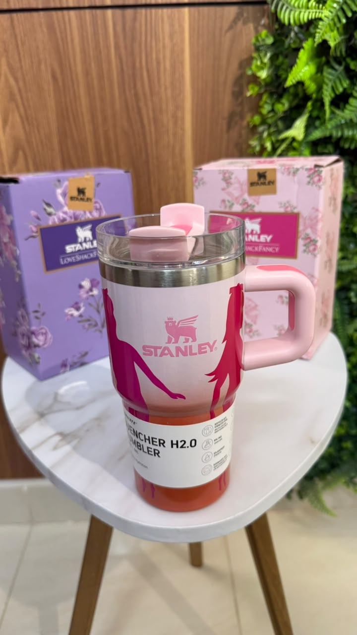 Stanley x LoveShackFancy Quencher H2.0 FlowState Tumbler with Handle 600ML