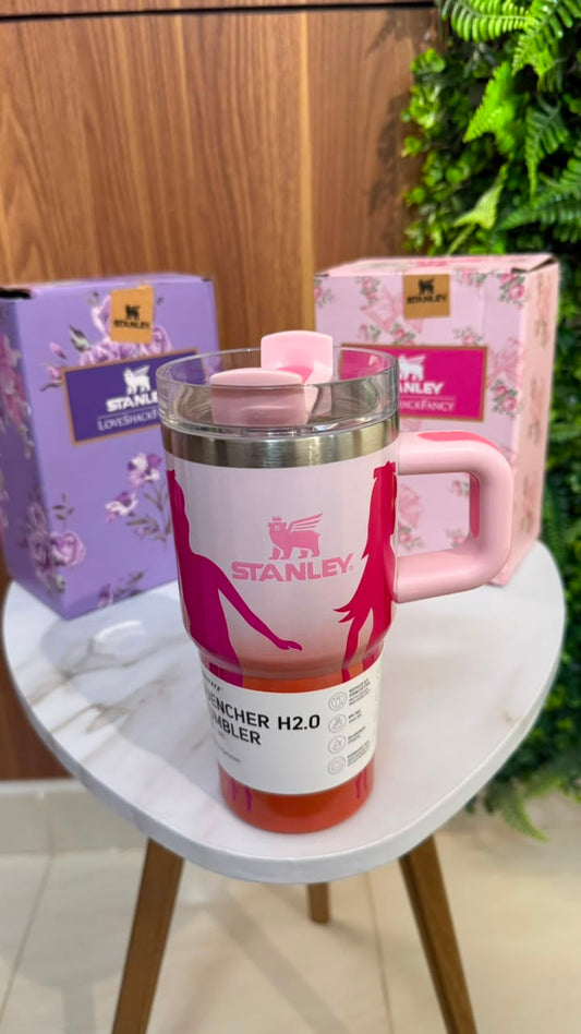 Stanley x LoveShackFancy Quencher H2.0 FlowState Tumbler with Handle 600ML