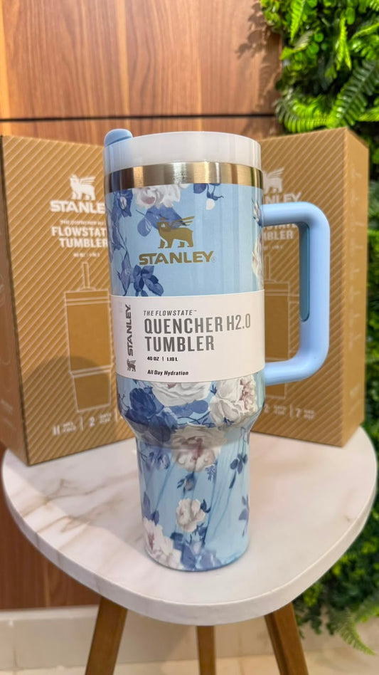 Stanley Tumbler (1200)ml – Blue Floral Print