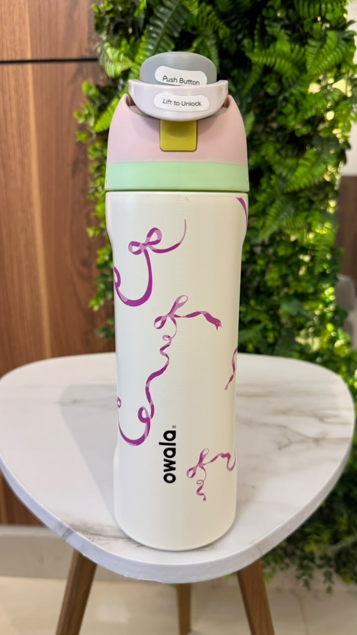 Pink Ribbon Owala (710)ml -Cream