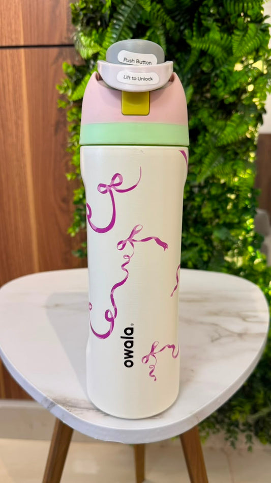 Pink Ribbon Owala (710)ml -Cream