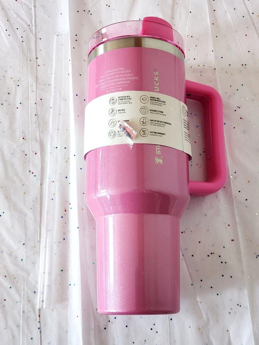 Stanley Quencher Pink Shimmer