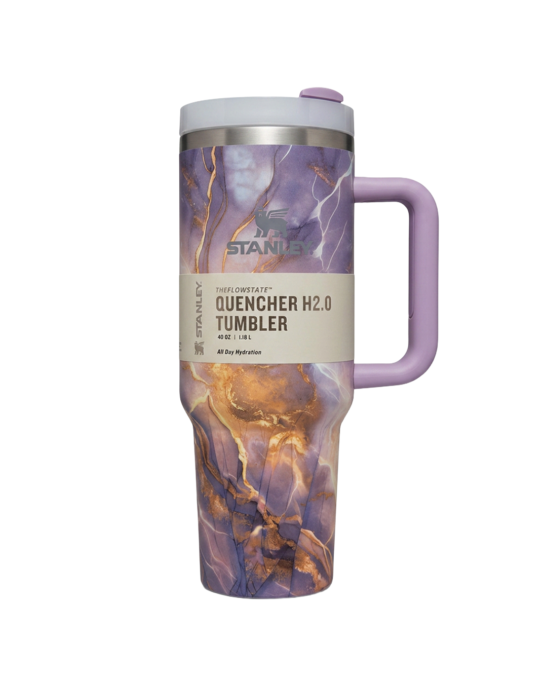 Stanley Tumbler (1200)ml- Purple Marble