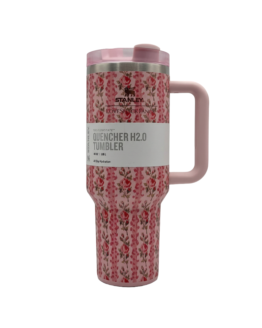 Stanley Tumbler (1200)ml - Floral Pink Rose Print